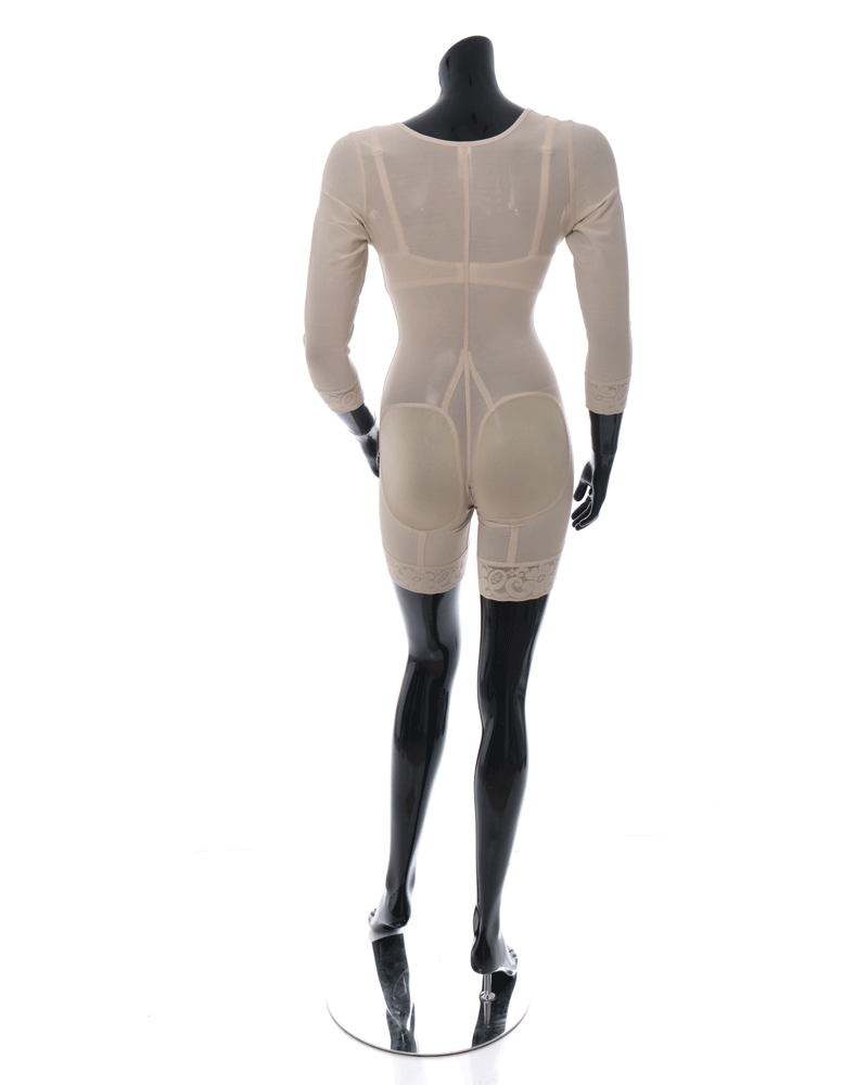 مشد Model No. 1603 Body shaper Half Leg with Sleeves