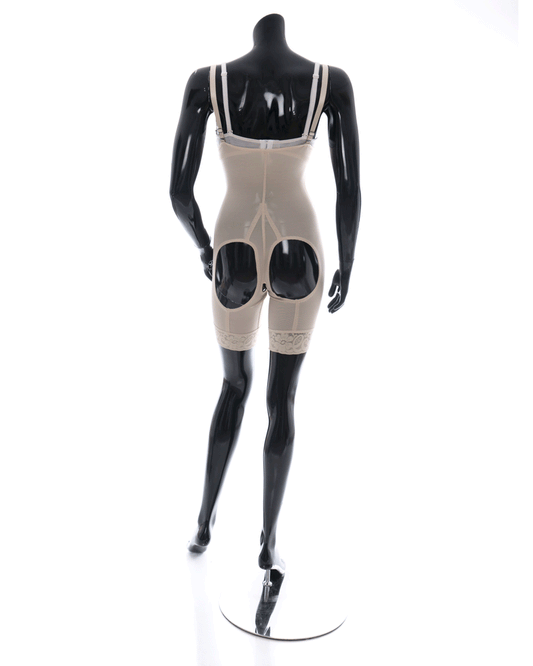 مشد Model No. 1618 Body shaper Strapless Half Leg Derriere