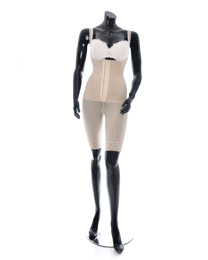 مشد Model No. 1621 Body shaper Strapless 3/4 Leg with Lycra buttocks